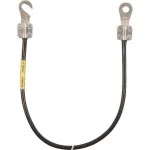 DEHN 410404 EL10L045M1KSO8101KSG Erdungsleitung 10mm² 0,4 Meter schwarz 