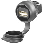 Weidmüller IE-FCM-USB-A USB-Kupplung schwarz 