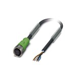 Phoenix Contact SAC-4P-10,0PVC/M12FS Sensor-Aktor-Kabel M12 gerade 4-polig 10 Meter 