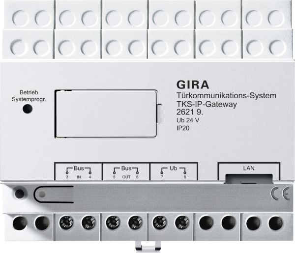 Gira 262197 TKS-IP-Gateway (2.Generation) 5 Liz. Türkommunikation