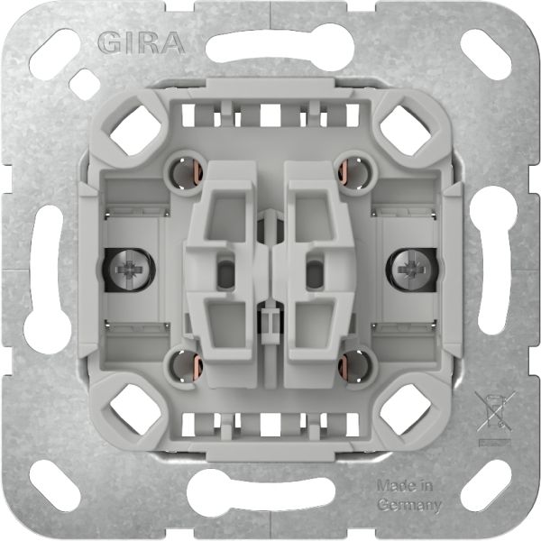 Gira 381800 Einsatz Wippschalter Wechselsch. 2f o.Krallen (neue Generation)