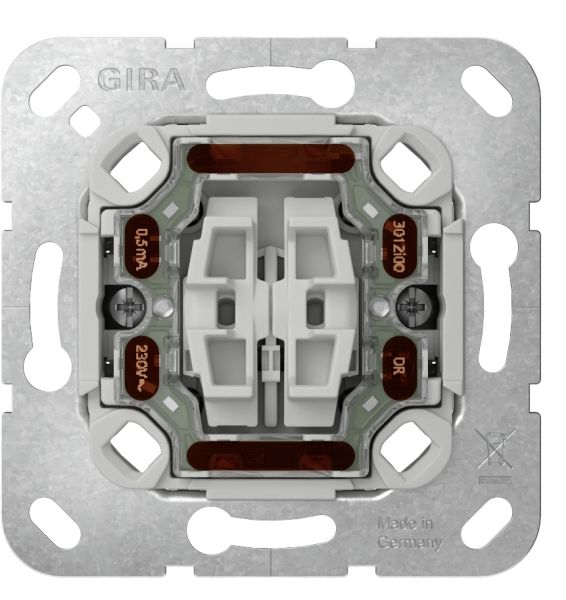 Gira 382500 Einsatz Wipp-Kontroll Serienschalter o.Krallen (neue Generation)