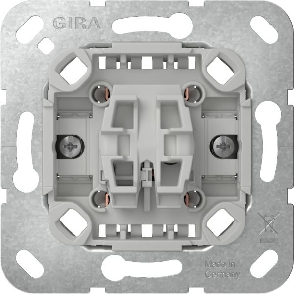 Gira 383700 Einsatz Tastschalter Kreuzschalter o.Krallen (neue Generation)