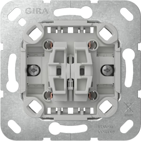 Gira 387500 Einsatz Wipptaster Wechsler 2 fach o.Krallen (neue Generation)