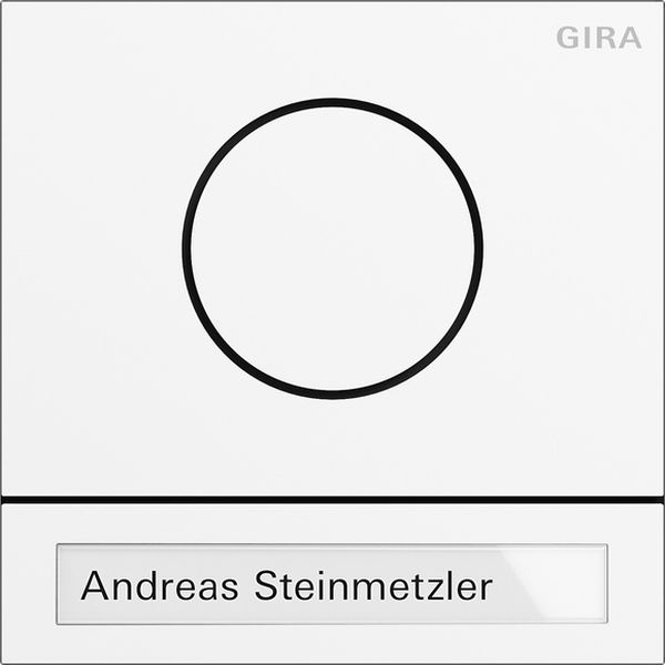 Gira 5565902 System 106 Türstationsmodul Verkehrsweiß (lackiert)