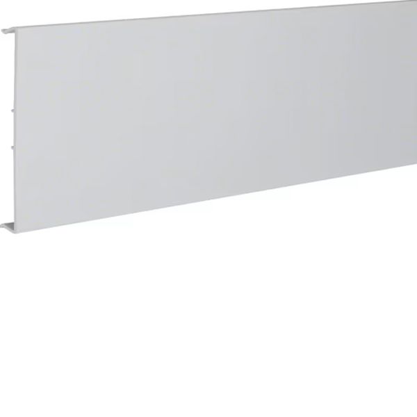 Hager BR7017227035 Brüstungskanal-Oberteil zu BRA/S mit Oberteil 120mm aus PVC lichtgrau