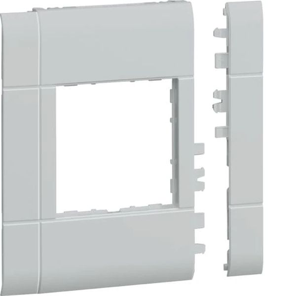 Hager GR1200A7035 Rahmenblende modular BRH/A/S ZS 55 Oberteil 120 halogenfrei lichtgrau