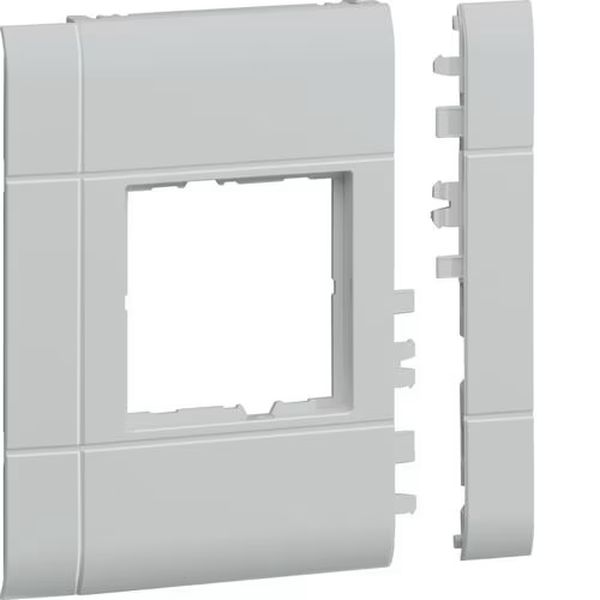 Hager GR1200B7035 Rahmenblende modular BRH/A/S ZS 50 Oberteil 120 halogenfrei lichtgrau