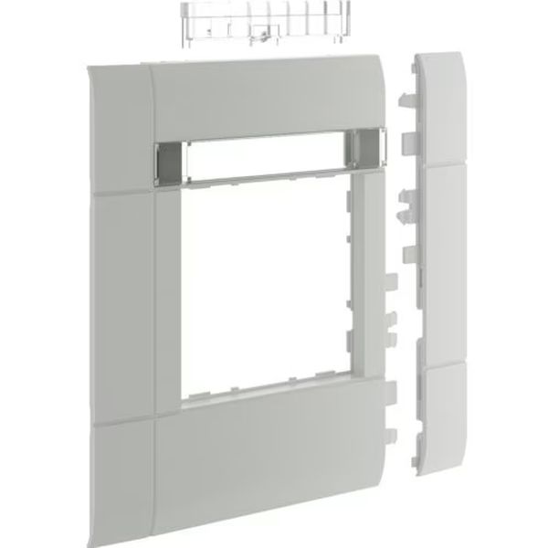 Hager GR1202KA7035 Rahmenblende modular BR ZS 55 Oberteil 120 halogenfrei Beschriftungsfeldig lichtgrau