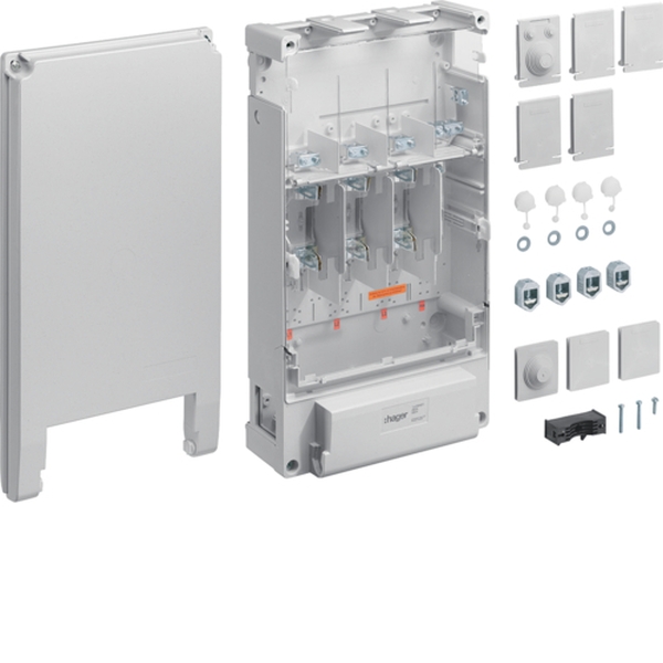 Hager ZAN837C Hausanschlusskasten KH1 Baureihe K12 1x3NH2 Standardausführung