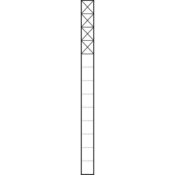 Sonderartikel: Siedle KSF613-4W Kommunikations-Stele Freistehend Weiß 200023977-00