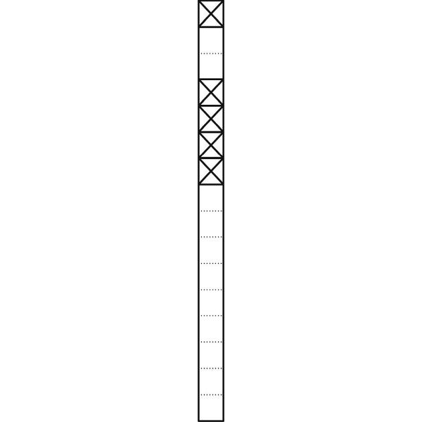 Sonderartikel: Siedle KSF616-1/4SM Kommunikations-Stele Freistehend Silber-Metallic 200024009-00