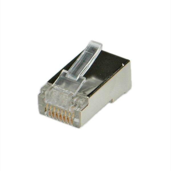 roline 12.01.1089 Modular-Plug geschirmt Kat.5e (Class D) 10 Stück