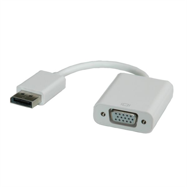 roline 12.03.3135 DisplayPort-VGA Adapter DP Stecker/VGA Buchse Aktiv