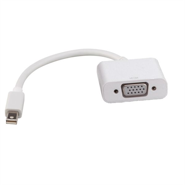 roline 12.03.3140 Mini DisplayPort-VGA Adapter v1.2 Mini DP Stecker/VGA Buchse Aktiv