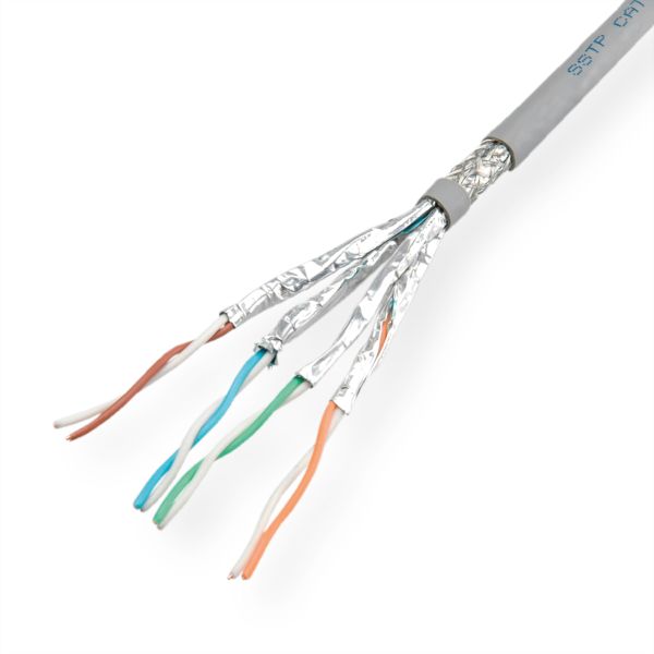 roline 21.15.0001 S/FTP-(PiMF-) Kabel Kat.7 (Class F) Massivdraht AWG23 100 Meter