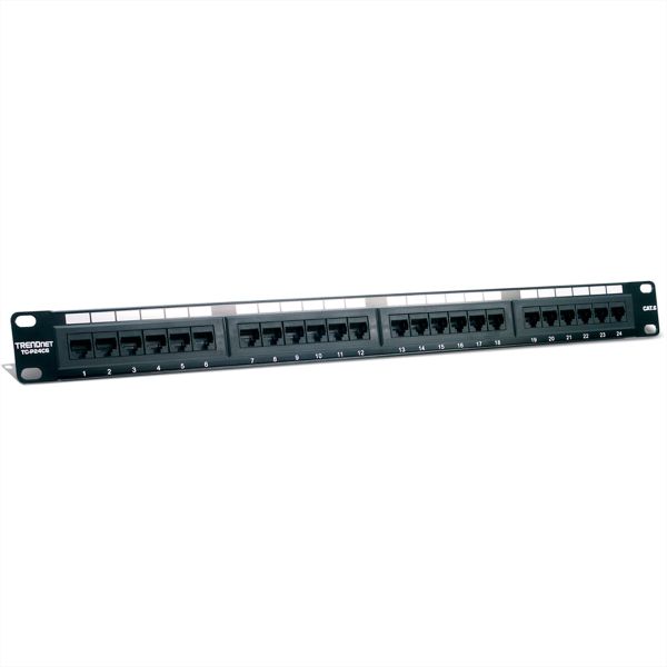 TRENDnet TC-P24C6 TRENDnet Patch Panel 24-Port Cat6 Unshielded