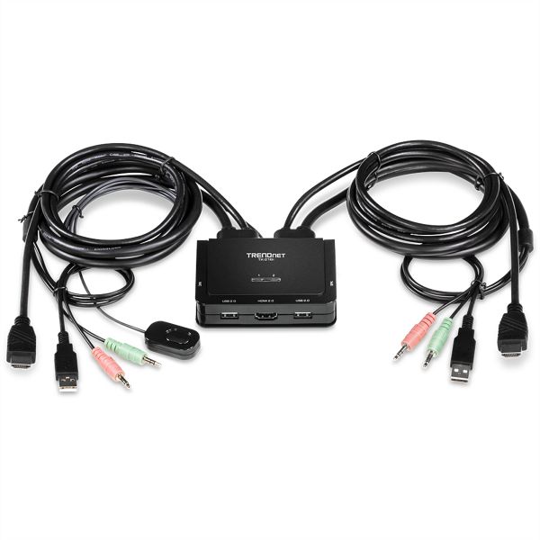 TRENDnet TK-216i TRENDnet KVM Switch 2-Port 4K HDMI