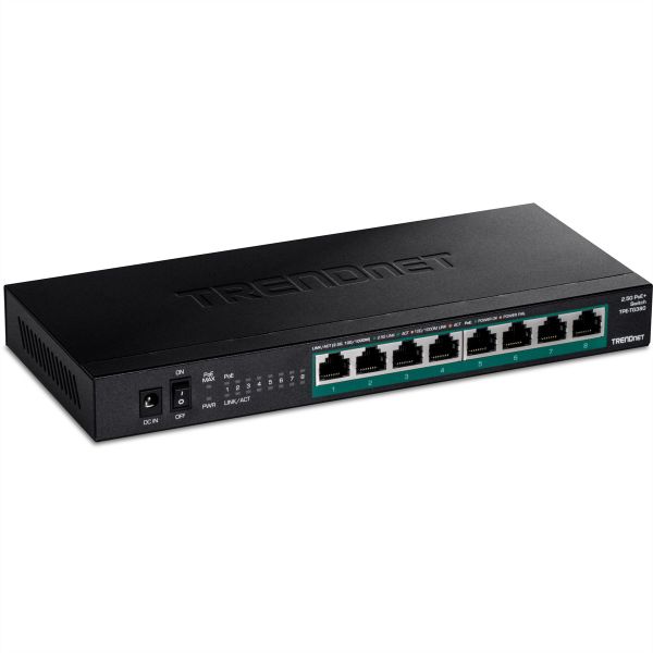 TRENDnet TPE-TG380 TRENDnet 8-Port PoE Switch Unmanaged 2.5G PoE+