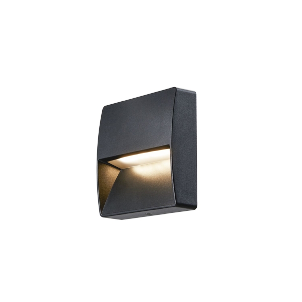 SLV 1002869 DOWNUNDER OUT square WL Outdoor LED Wandaufbauleuchte anthrazit 3000K