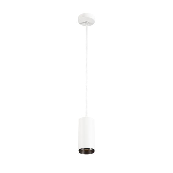 SLV 1004542 NUMINOS® PD DALI M Indoor LED Pendelleuchte weiß/schwarz 3000K 24°