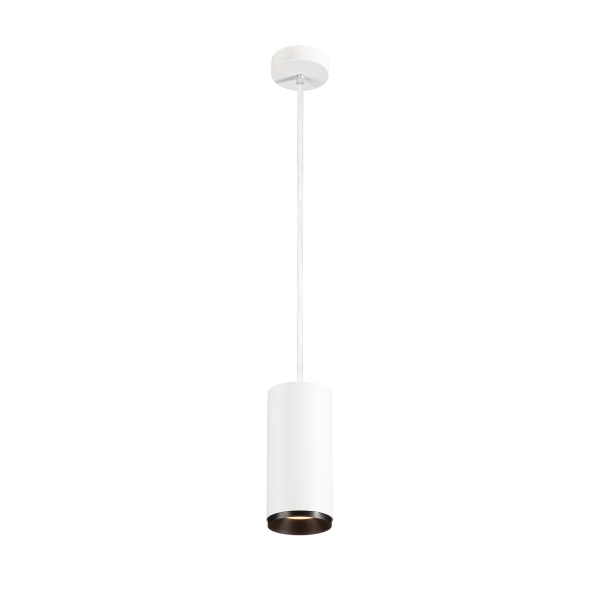 SLV 1004639 NUMINOS® PD DALI L Indoor LED Pendelleuchte weiß/schwarz 3000K 36°