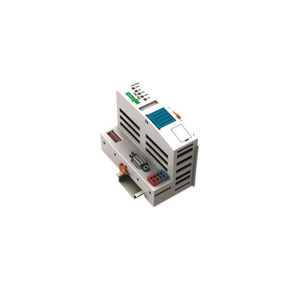 Wago 750-343 Feldbuskoppler PROFIBUS DP 12 MBd ECO lichtgrau