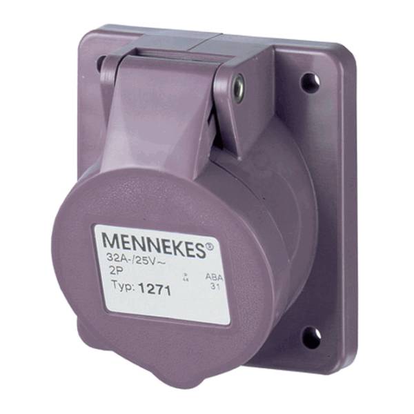 Mennekes 1271 Anbaudose 32A 2p 0h Kleinspannung IP44