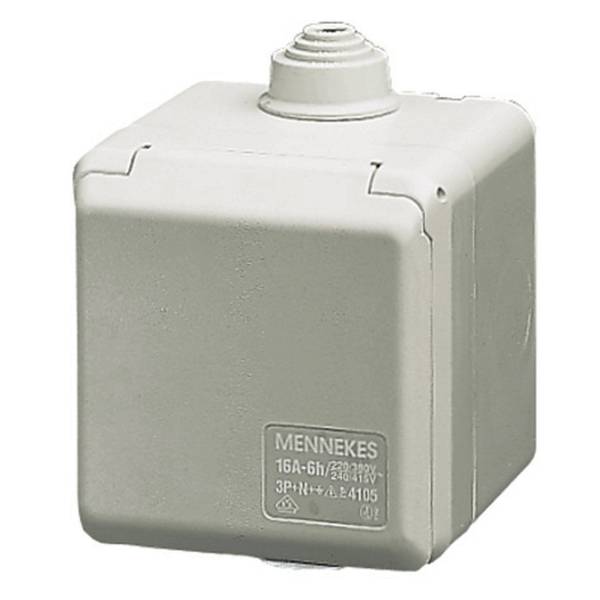 Mennekes 4101 Cepex-Wanddose 16A 3p 4h 110V IP44