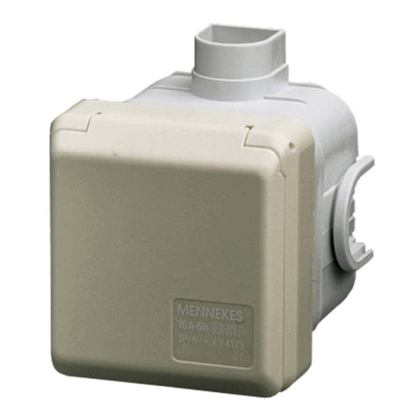 Mennekes 4121 Cepex-UP-Dose 16A 3p 4h 110V IP44