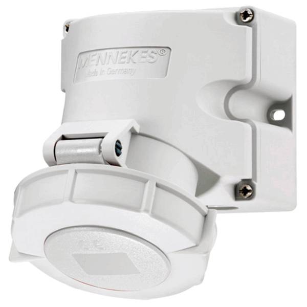 Mennekes 9304 Wanddose 16A 3p 12h nach Trenntrafo IP67