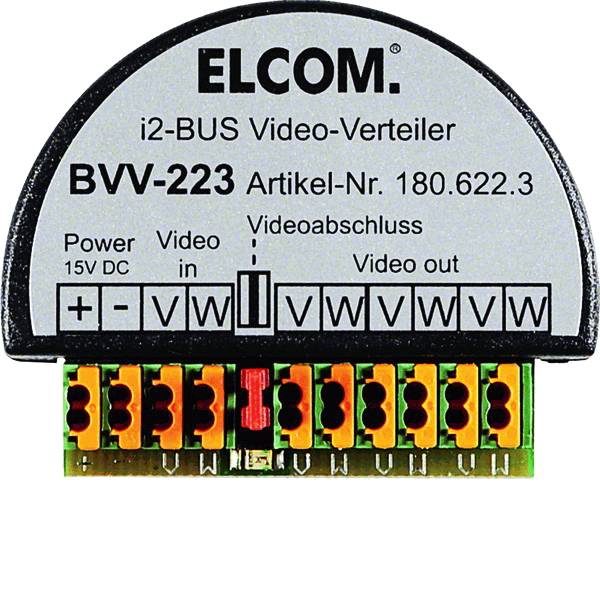 Elcom BVV-223 Video-Verteiler 3für UP 6D-Video 1806223