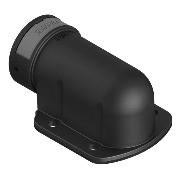 Fränkische APPA-29P29PB APPA-29P29PB schwarz Flansch 90° EPDM Flanschabdichtung 4890918000 6 Stück