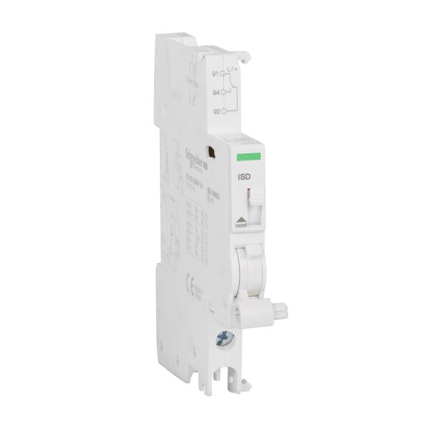 Schneider Electric A9A26927 Fehlermeldeschalter iSD für iC60 1 Wechsler Anschlussklemmen unten