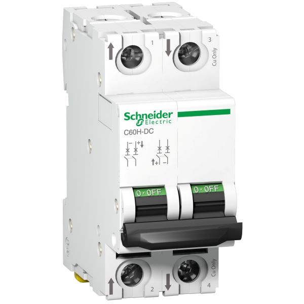 Schneider Electric A9N61528 Leitungsschutzschalter C60H-DC 2-polig 10A C-Charakteristik