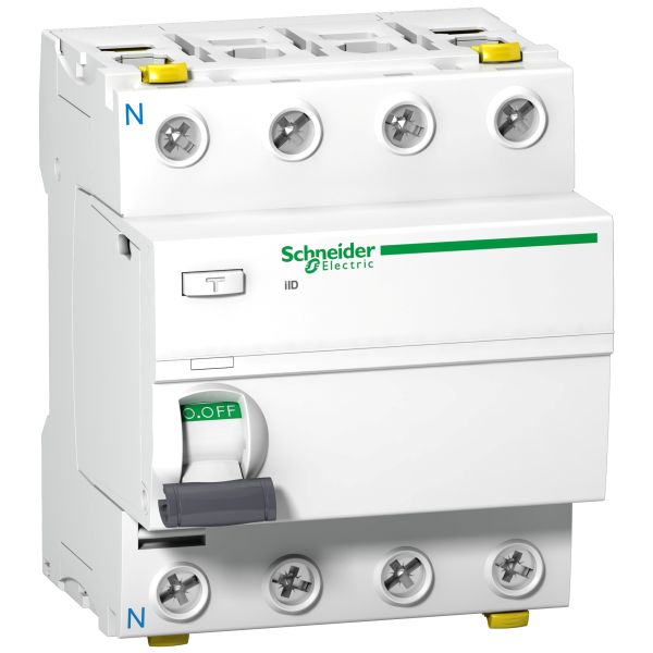 Schneider Electric A9Z22463 Fehlerstrom-Schutzschalter iID 4-polig 63A 100mA Typ A