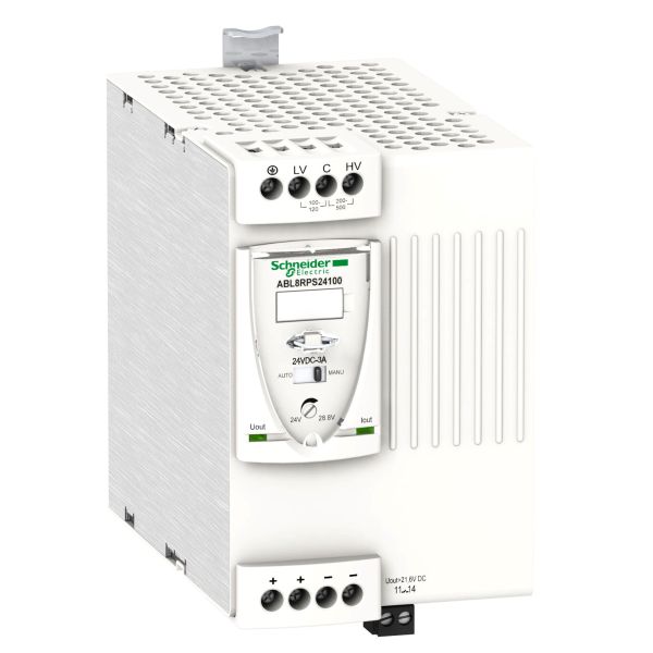 Schneider Electric ABL8RPS24100 Getaktete Spannungsversorgung UNIVERSAL 100-500 VAC 1-2 P 24 VDC 10 A 240 W