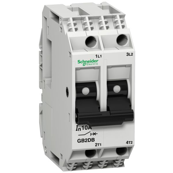 Schneider Electric GB2DB09 Leistungsschalter TeSys für Steuerstromkreise GB2-CD 4A 2-polig 2d 3 Stück