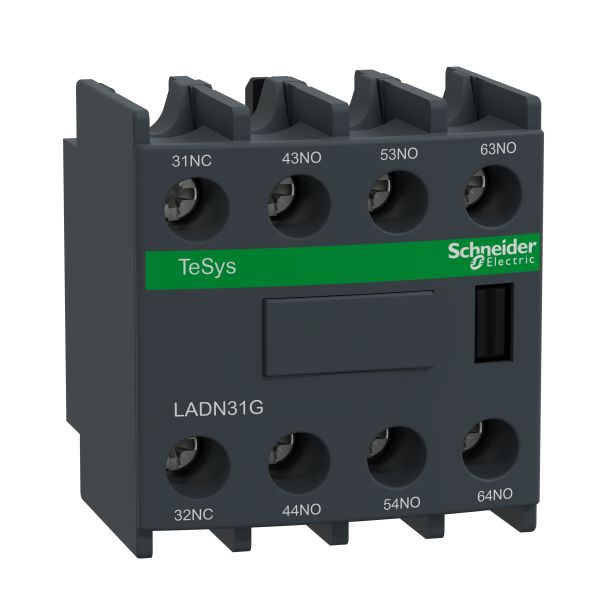 Schneider Electric LADN31G Hilfsschalterblock 3S+1Ö Schraubanschluss