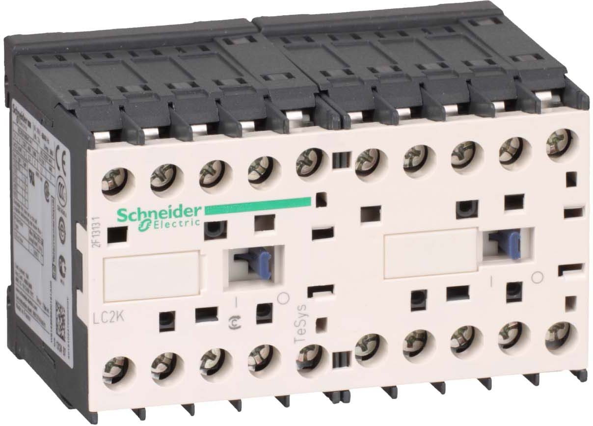 Schneider Electric LC2K06105B7 Wendeschützkombination 3-polig +1S 2,2kW/400V/AC3 6A Spule 24V 50/60Hz