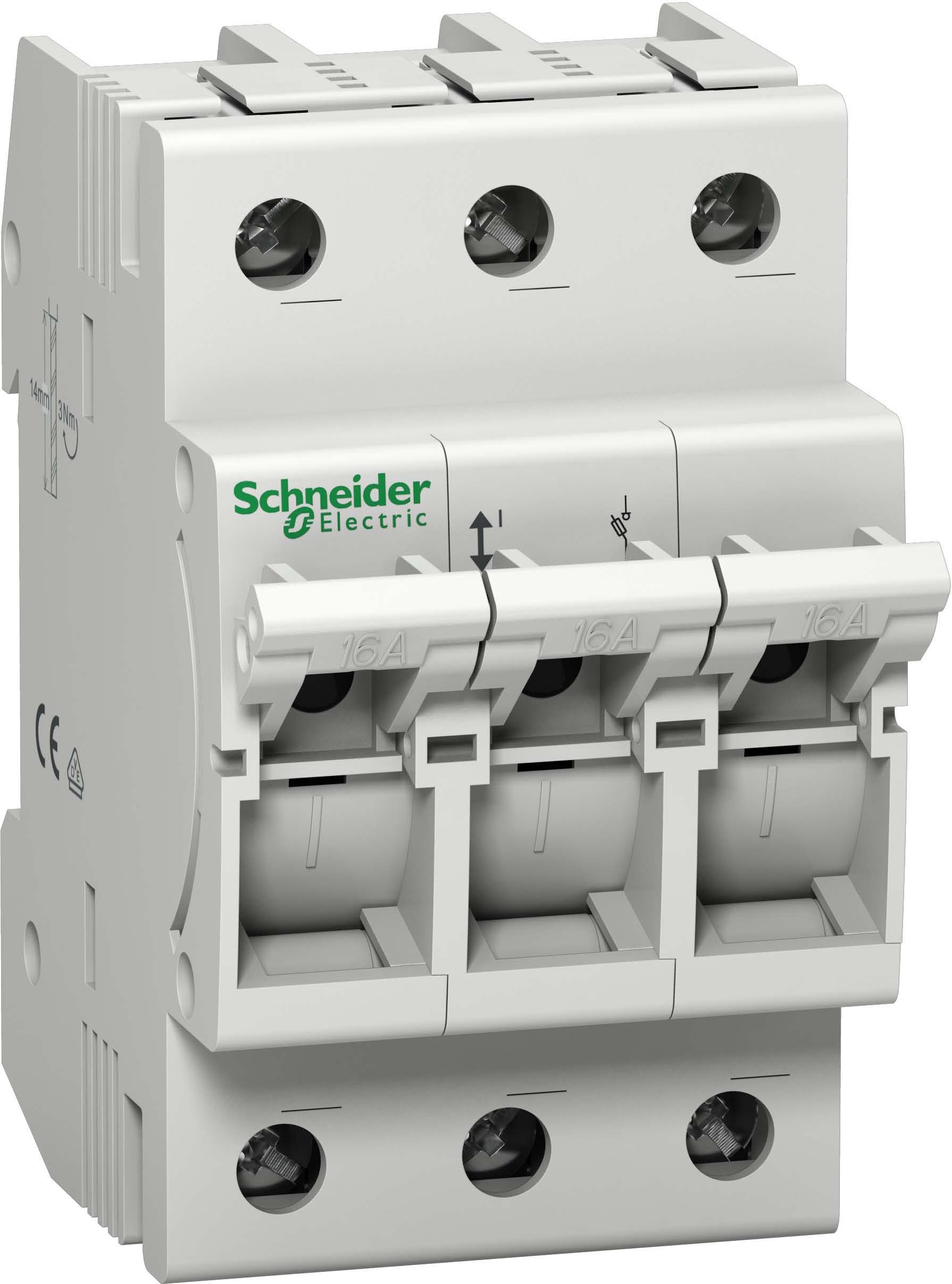 Schneider Electric MGN01316 Sicherungs-Lasttrennschalter D01 3-polig 16A 4 Stück