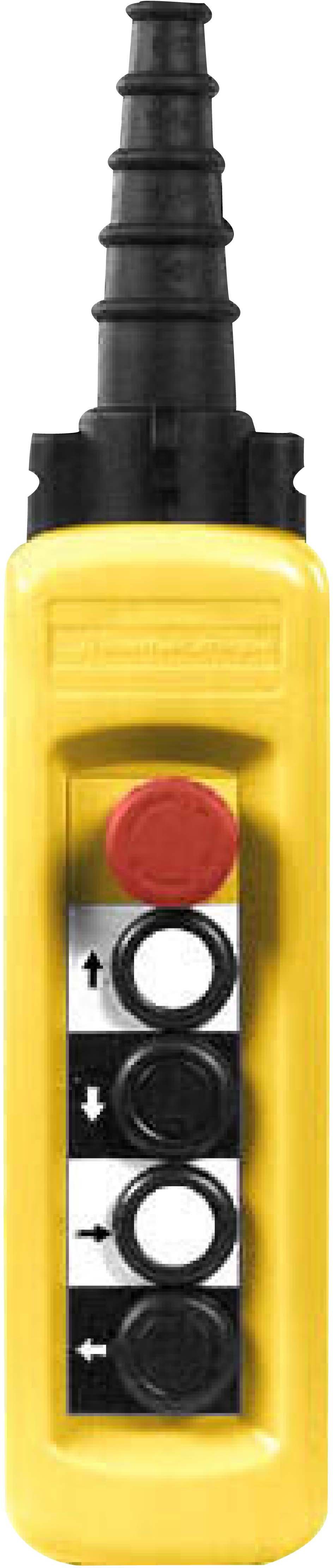 Schneider Electric XACA47131 Hängetaster XAC-A 4 Drucktaster 1 Not-Halt/Not-Aus-Taster