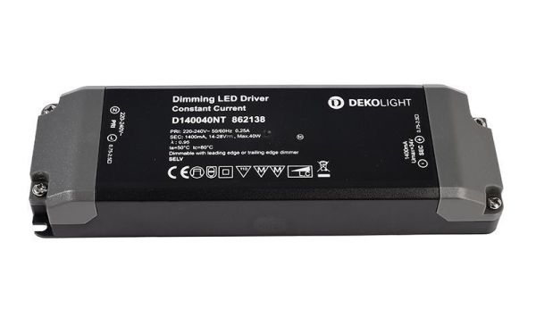 Deko-Light 862138 Netzgerät BASIC DIM CC D140040NT/40W