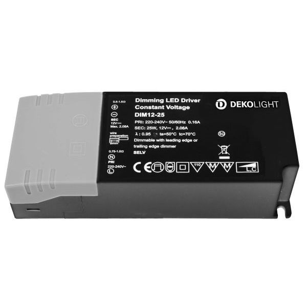 Deko-Light 862240 Netzgerät BASIC DIM CV 12V 2,5-25W