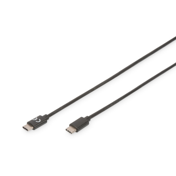 Digitus AK-300138-010-S USB Type-C Anschlusskabel Type-C C 1 Meter