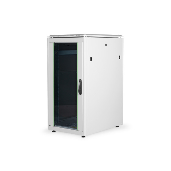 Digitus DN-19 22U-6/8-1 Netzwerkschrank Unique Serie 600x800mm (BxT) grau