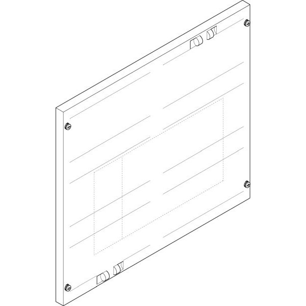 ABN FAP23160N Abdeckplatte 500x450mm 2FB/3RE perforiert für Lastschalter 800A - 1600A 3/4p