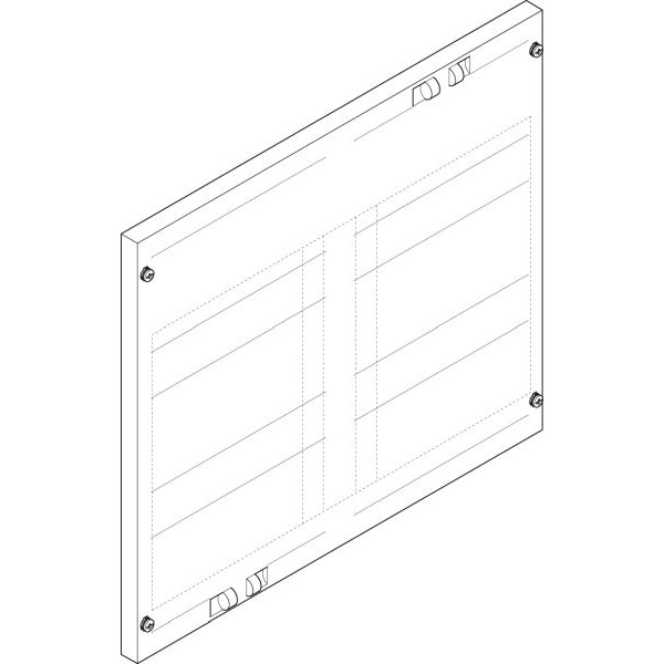 ABN FAP23722N Abdeckplatte 500x450mm 2FB/3RE NH1+2 SammelS 60mm für NH1/2-Trenner EBM 70mm