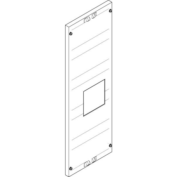 ABN FAT15950N Abdeckplatte 250x450mm 1FB/3RE LSS gefräst für Leistungsschalter 400-630A