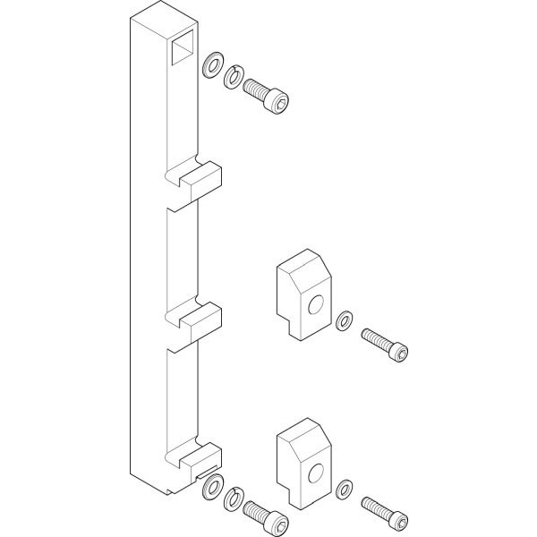 ABN FST902N10 SammelS-Träger 3-polig 100mm EBM 150mm 10 für CU 30x10 - 60x10mm 10 Stück